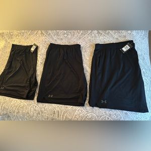 3 pairs of under armour training shorts size 5XL brand new with tags  (one w/out
